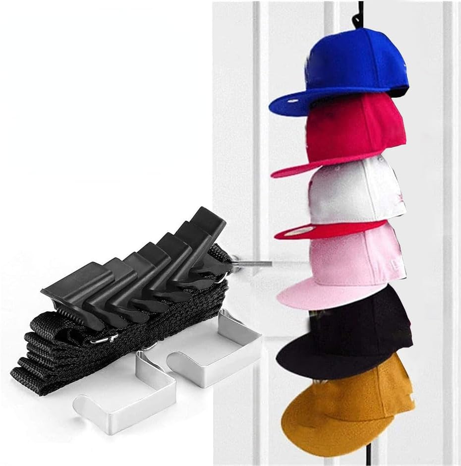 Baseball Cap Rack Hat Holder Rack Home Organizer Storage Door Closet Hanger image number 2