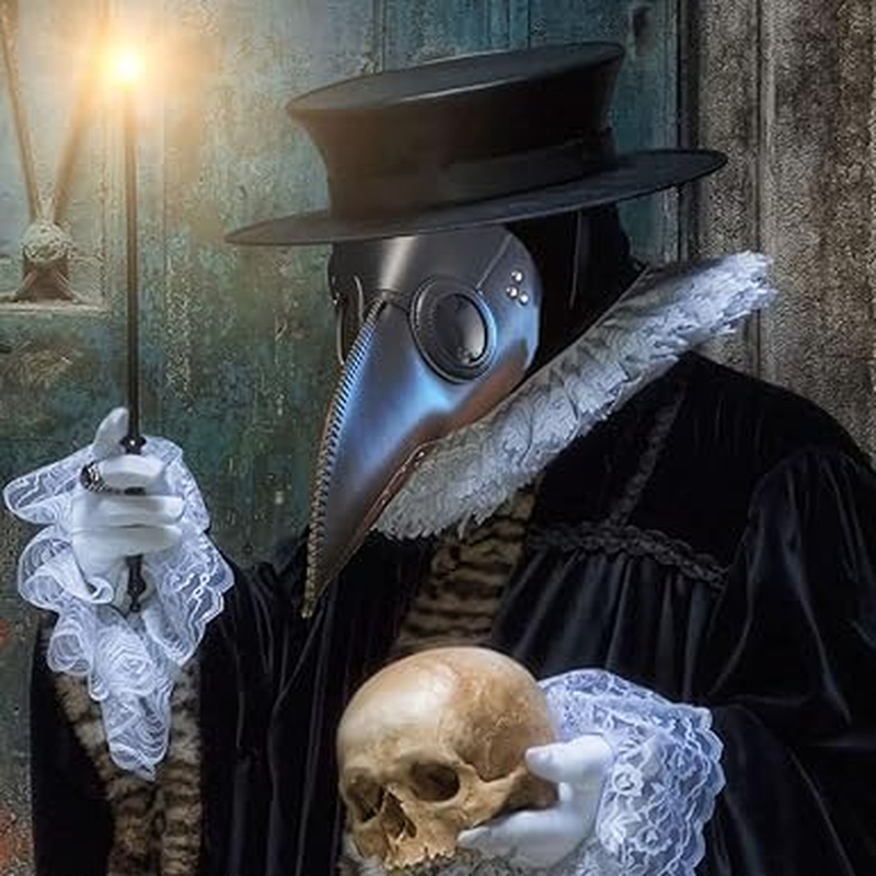 Bird Beak Mask - Latex Long Nose Cosplay Steampunk Scary Mask for Halloween Costume 1Pcs image number 2