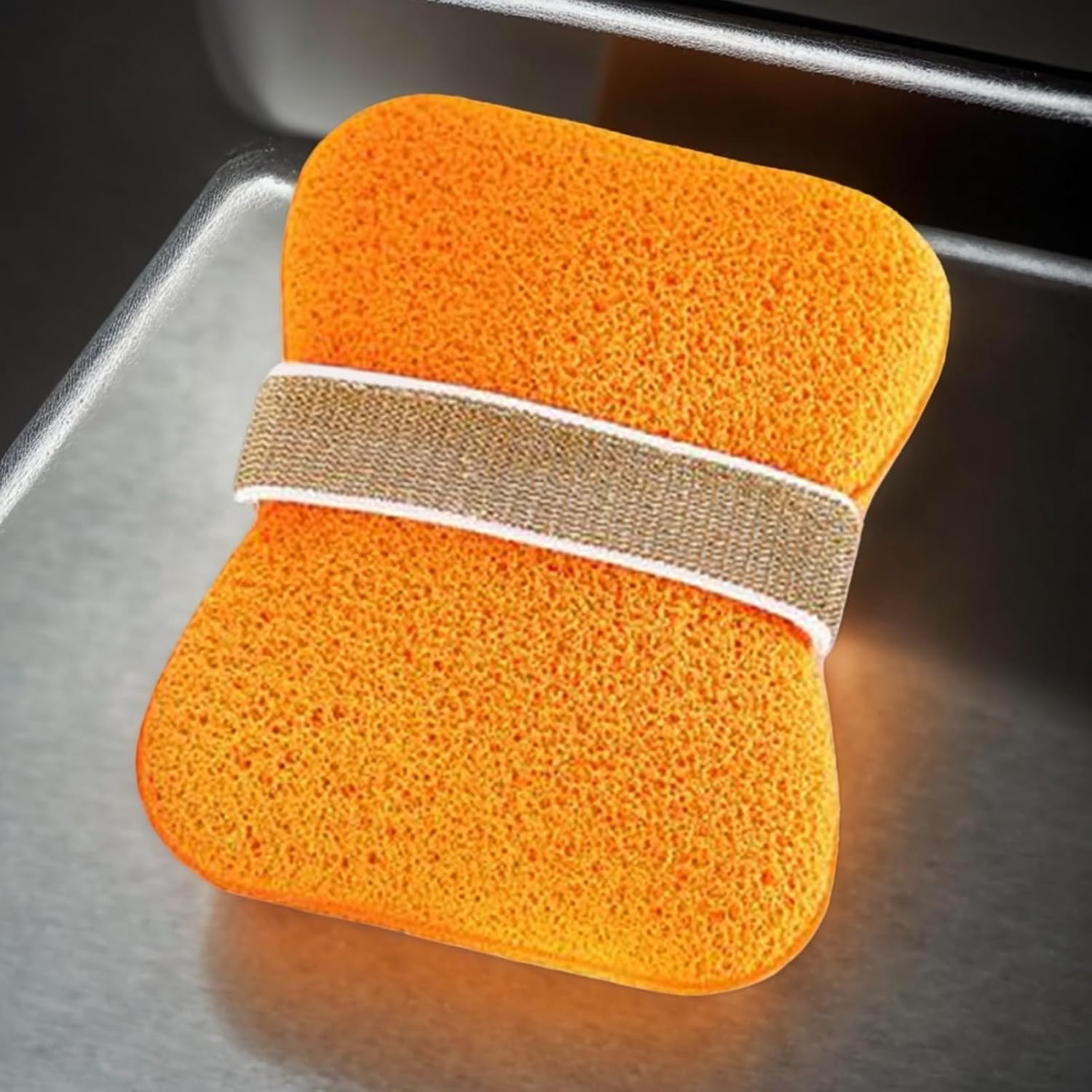 Soap Scrubber Pouch | Soap Saver Bag | Bar Holder Loofah Bag for Daily Shower Home Travel Hotel Yoga Campsite Vacation Bathroom - Yellow image number 5