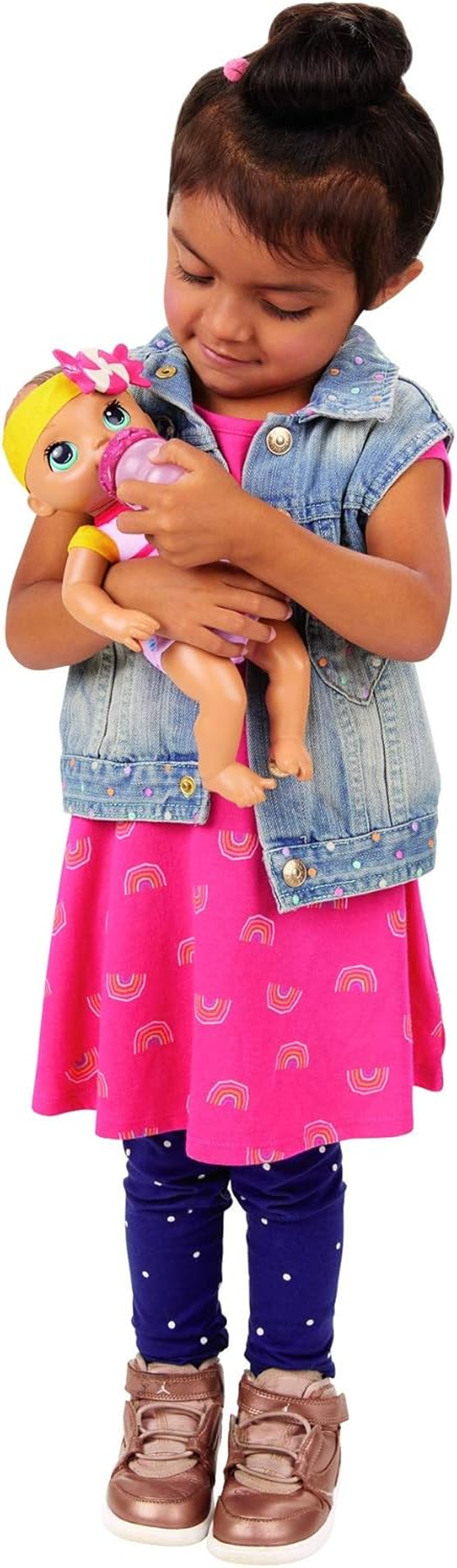 Baby Alive Doll - Sweet N Snuggly Soft Baby Doll - Incl Bottle - First Baby Doll - Interactive Nurturing Toys for Kids - Girls and Boys - Ages 18+ Months image number 3