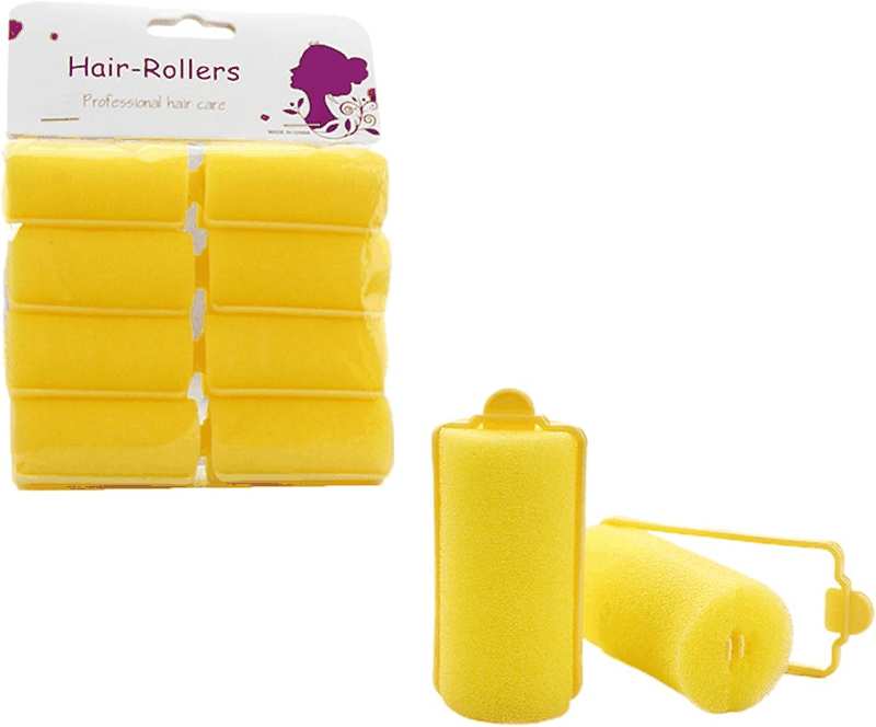 Sponge Hair Rollers - Pack of 14 Foam Sponge Curlers | Foam Curlers 1.5 Cm | Hair Rollers Foam Sponge Hair Rollers No Damage for Women and Children image number 2