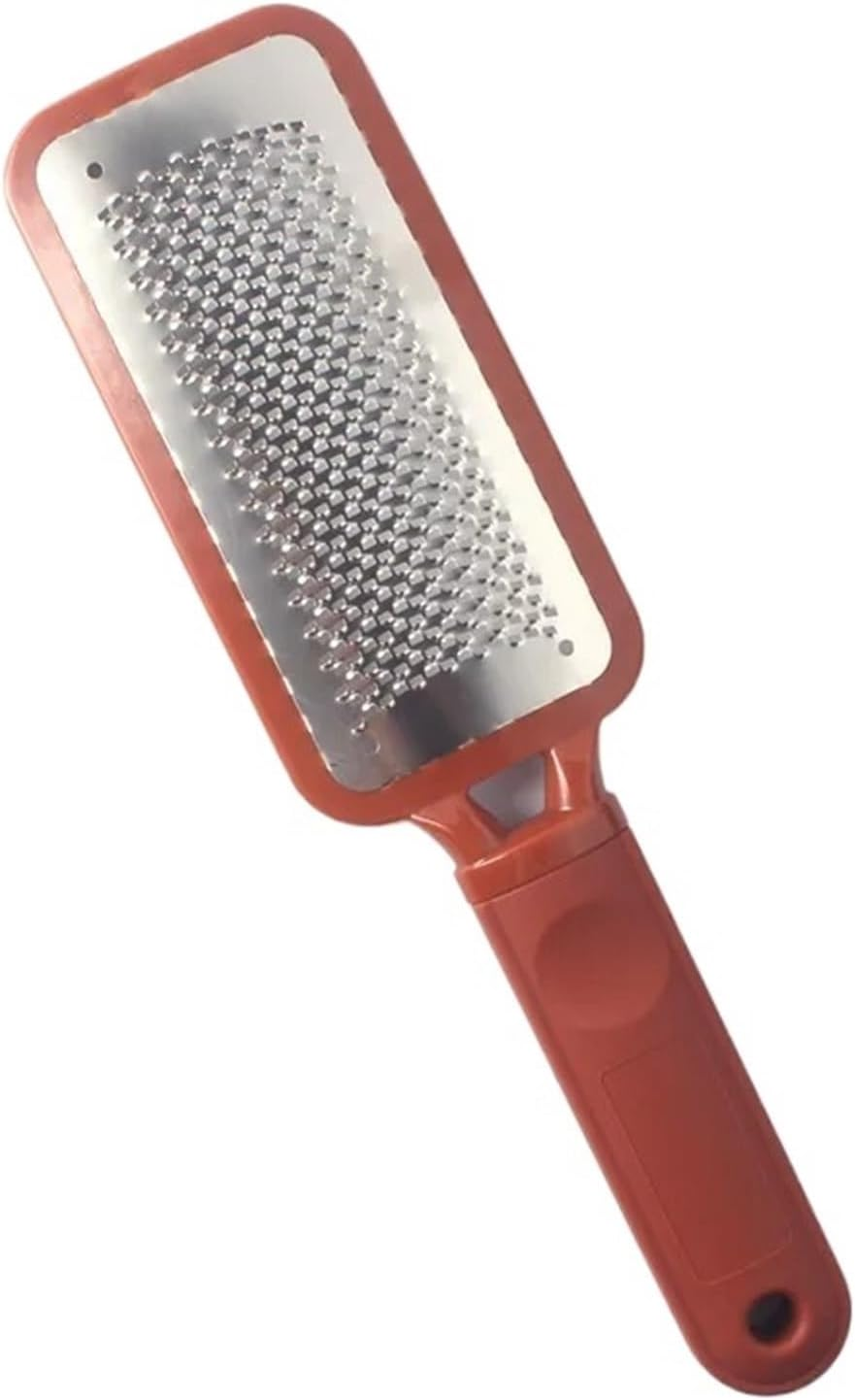 Stainless Steel Feet File to the Skin and Calluses of the Feet Foot Rub Rubbing Stone Pedicure Tool(Black)