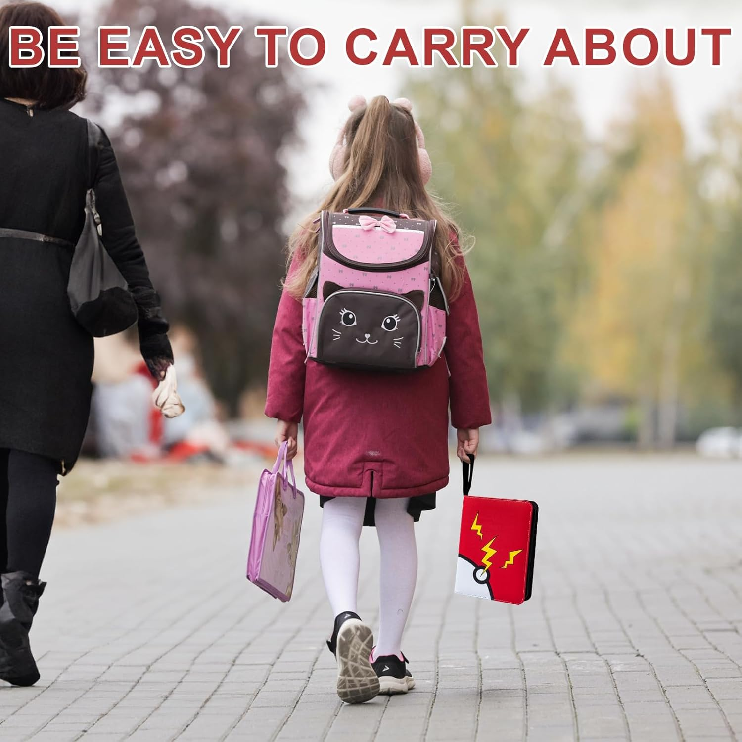 Card Binder - 9-Pocket Pages Sleeves with 900 Pockets, Ideal for TCG, Yugioh, MTG, Baseball & Football Cards (9-Pocket) image number 2