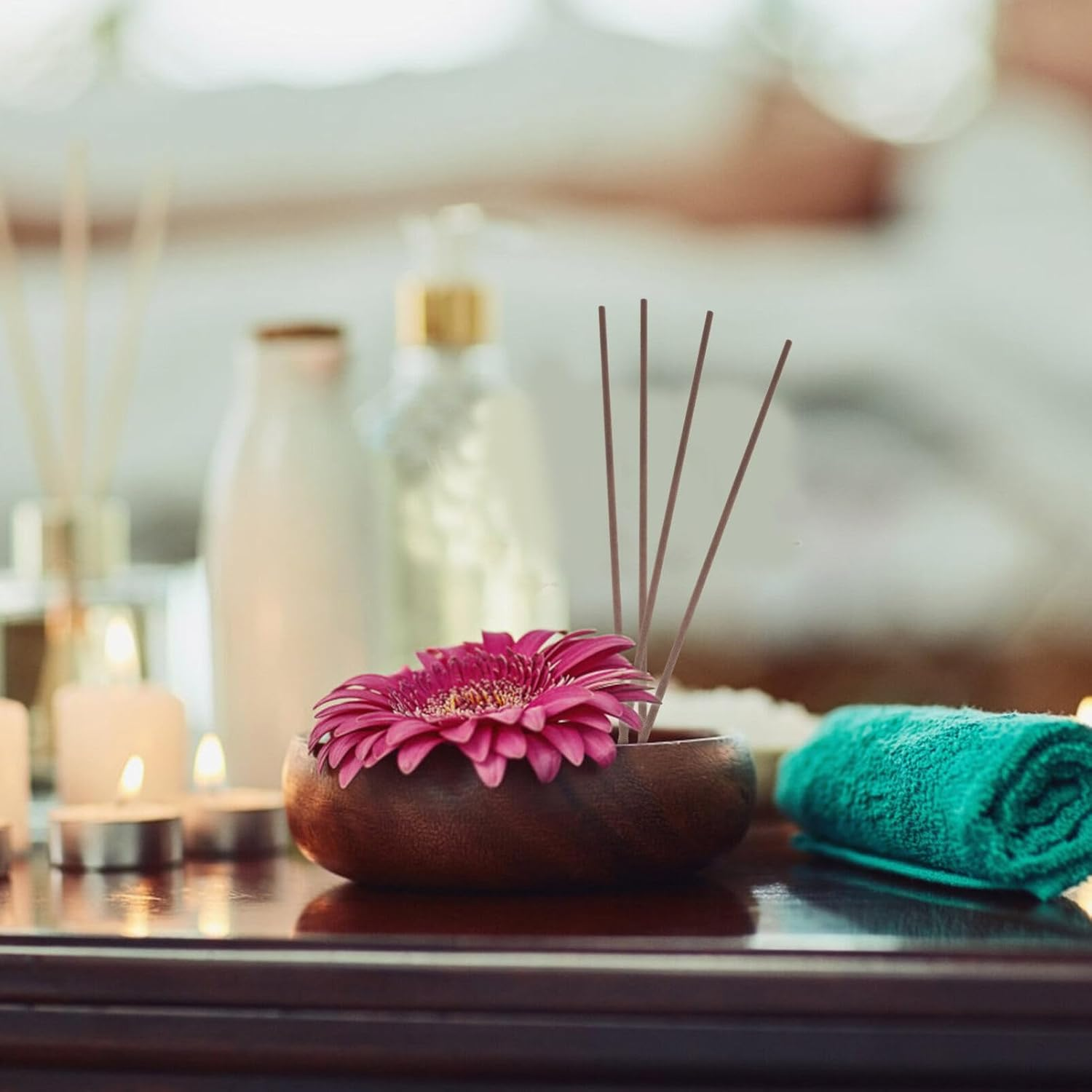 STOBAZA Essential Oil Diffuser Stick 100Pcs Aromatherapy Fiber Sticks Non- Fragrance Diffusers image number 4