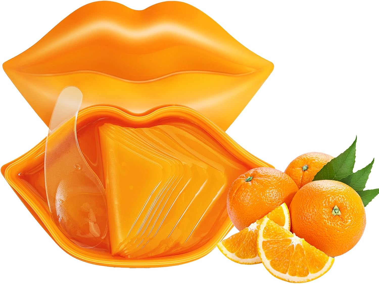 Joyeee Lip Mask, 20Pc Lip Mask Sheets, Collagen Crystal Lip Pads for Moisturizing & Anti-Wrinkle, Keeps Lips Smooth & Soft