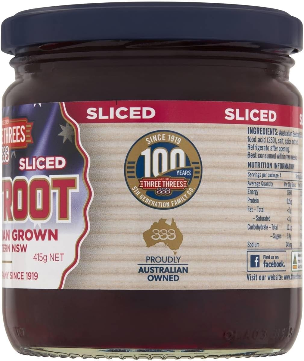 Three Threes Sweet Sliced Beetroot 415 G image number 4