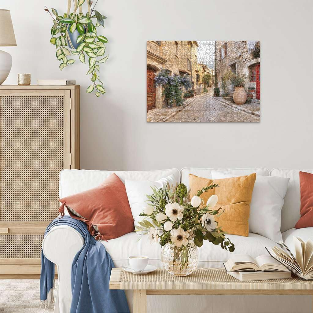 Ravensburger - Mediterranean France 1000-Piece Jigsaw Puzzle for Adults & Teens, Scenic Coastal Puzzle