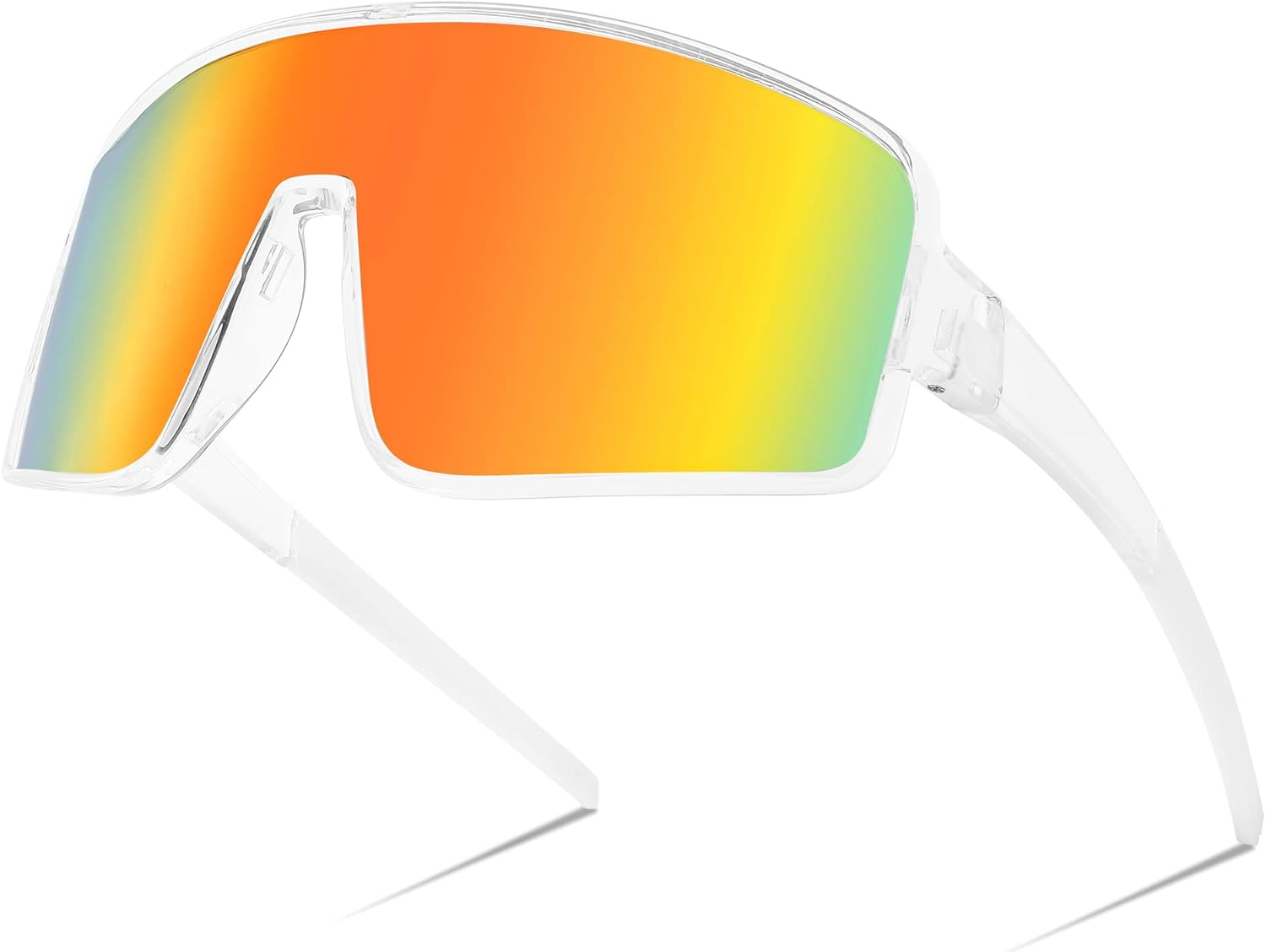 FEISEDY Sports Sunglasses Polarized Oversized Shield for Women Men Youth Baseball Cycling Running Outdoor Visor B2988