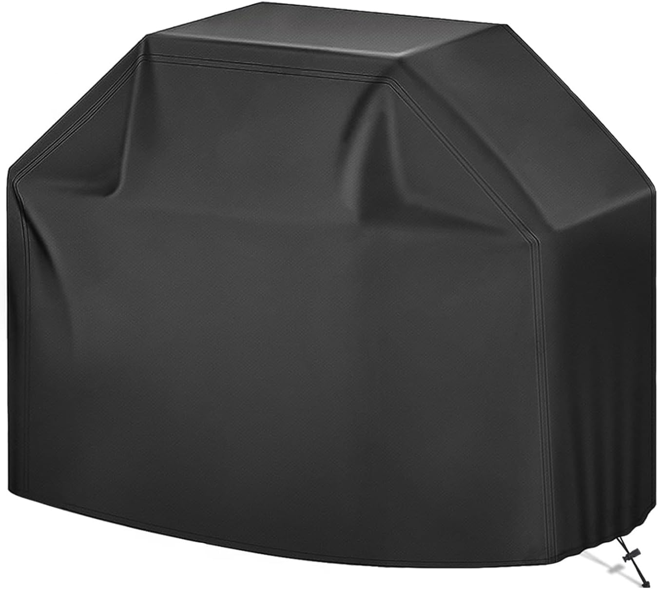 Universal Waterproof BBQ Grill Cover,Uv-Resistant Outdoor Barbecue Protector,Black,57 Inch image number 2