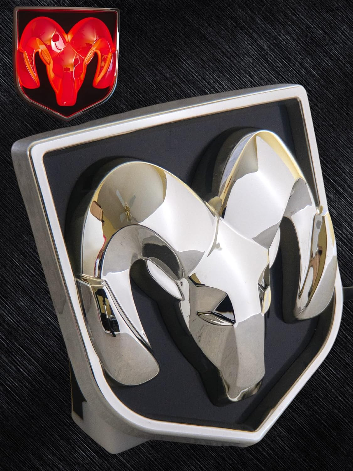 Officially Licensed RAM Hitch Cover (Black)