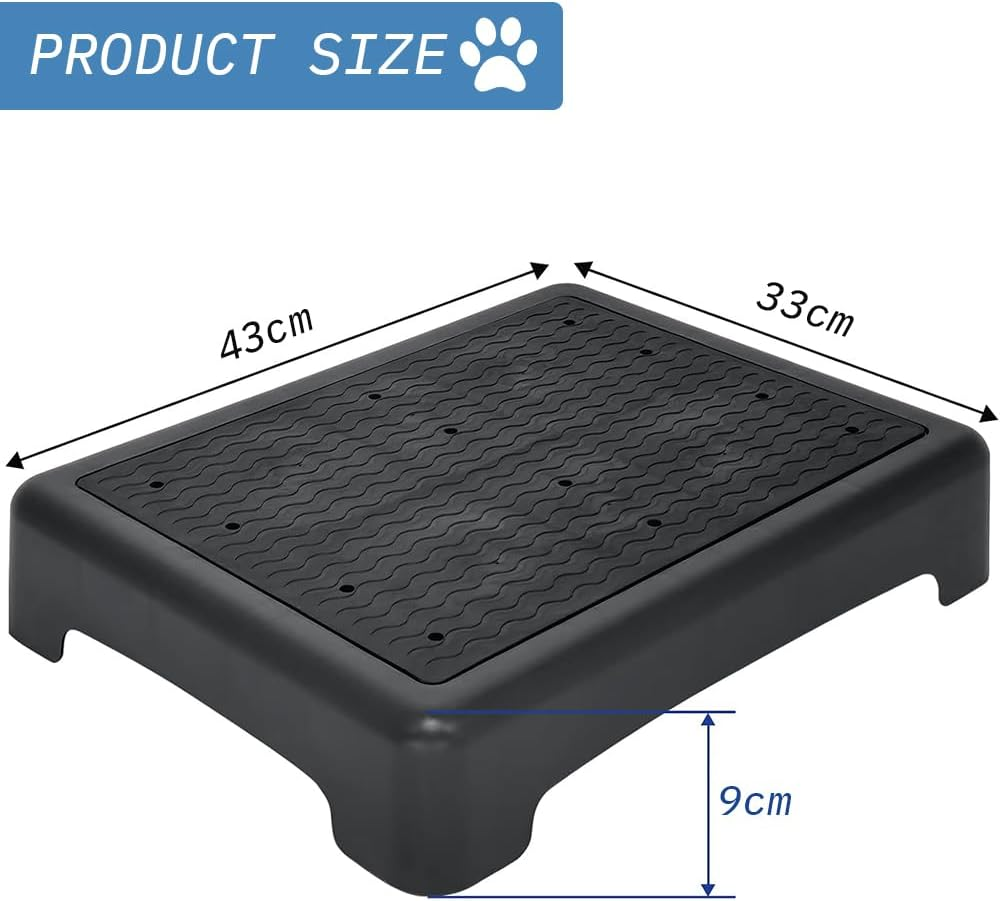 Non-Slip Dog Training Board, Dog Platform for Training, Stool Step Ladder, Stackable Plastic Dog Training Table, Dog Training Equipment for Small and Medium Dogs (Black) image number 1