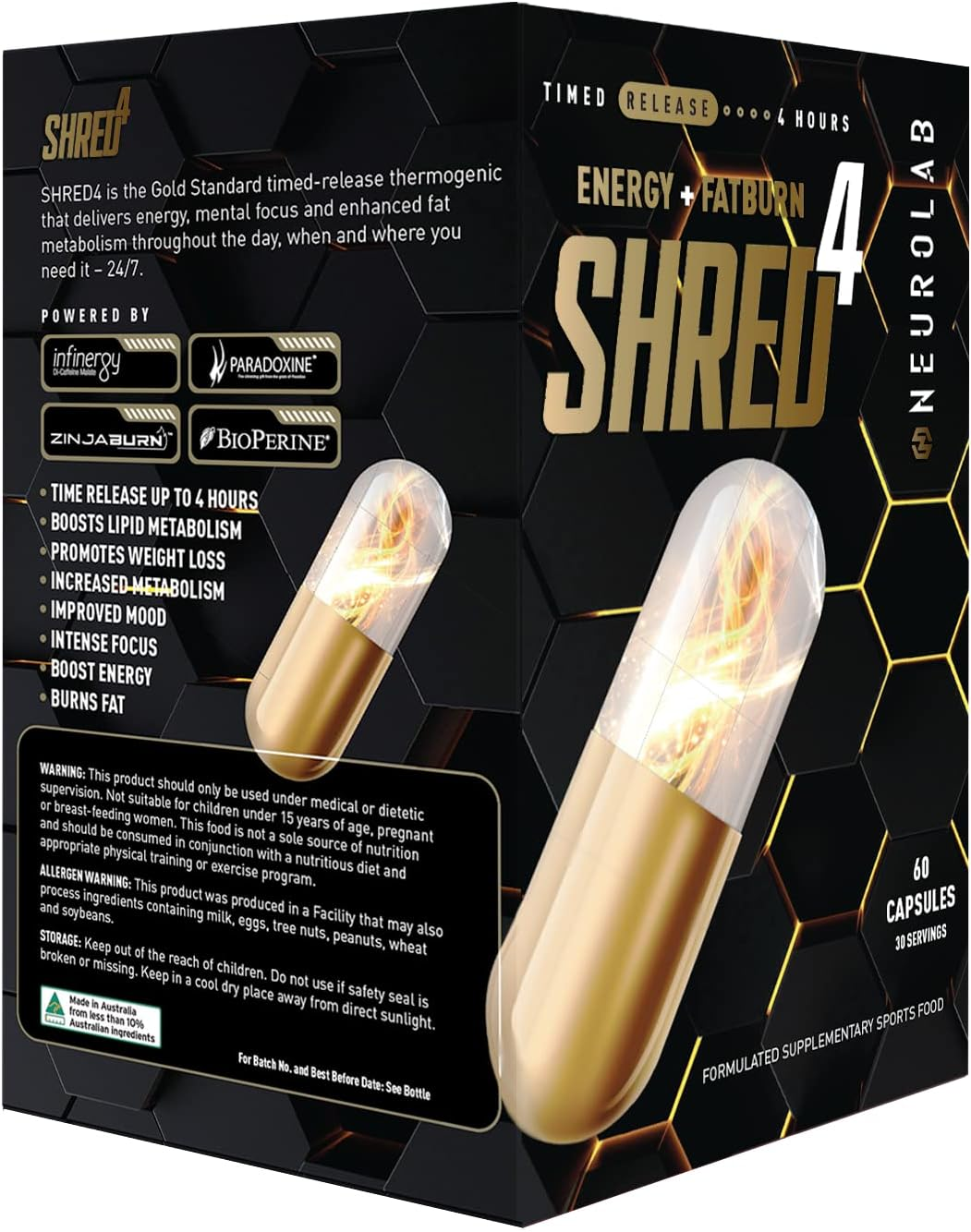 Neurolab&trade; Shred4 60 Caosules image number 2