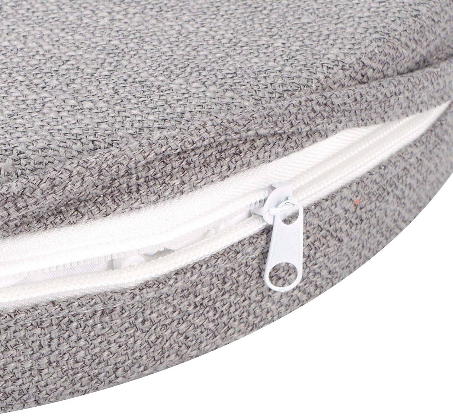 Outdoor round Floor Cushions for Sitting, Meditation, Yoga, Living Room, Sofa, Balcony (Grey) image number 3