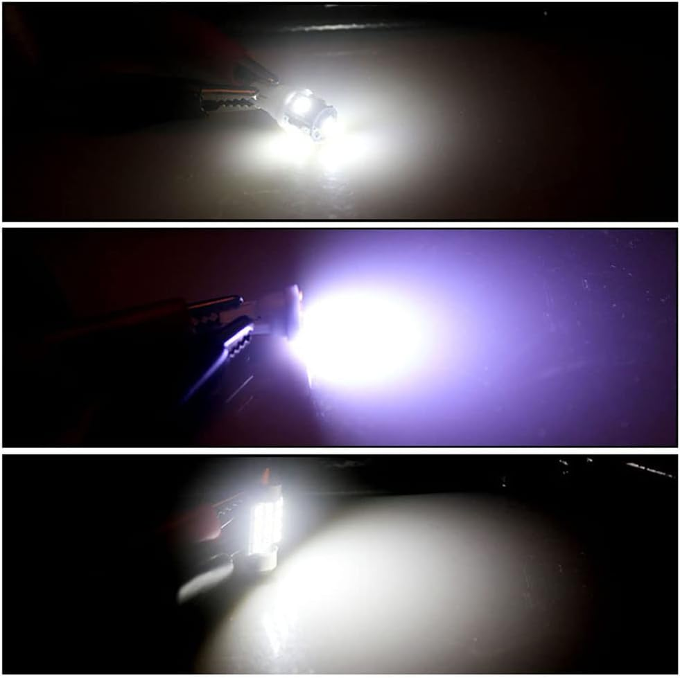 13Pcs 12V T10 LED White Car Interior Light Parker Bulb Wedge Globe 31MM 12SMD image number 2