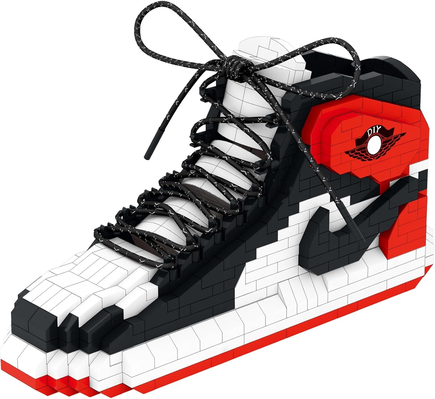 Mini Sneaker Building Blocks Set, 745 Pieces &ndash; DIY Basketball Shoe Toy for Kids (9+) & NBA Fans, Unique Gift Idea for Basketball Enthusiasts