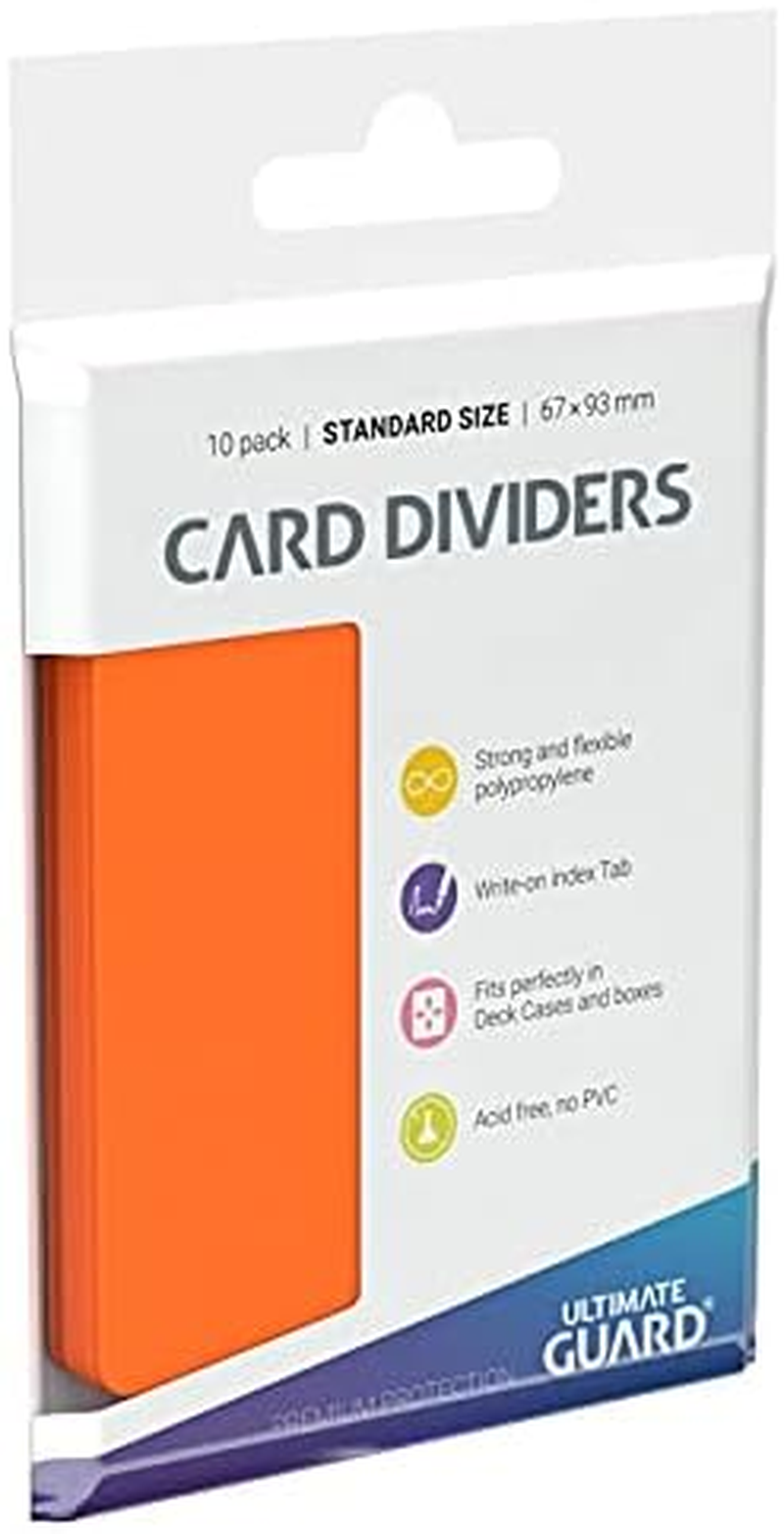 Ultimate Guard UGD010455 Card Dividers, Standard Size, Orange - Light Blue image number 4