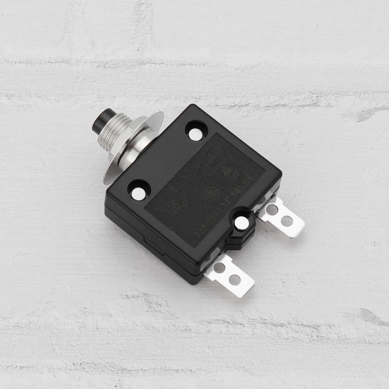 2Pcs 10Amp 125-250V AC 50V DC Push Button Circuit Breaker Thermal Overload Protector L1 Series Manual Reset Thermal Circuit Breaker image number 2