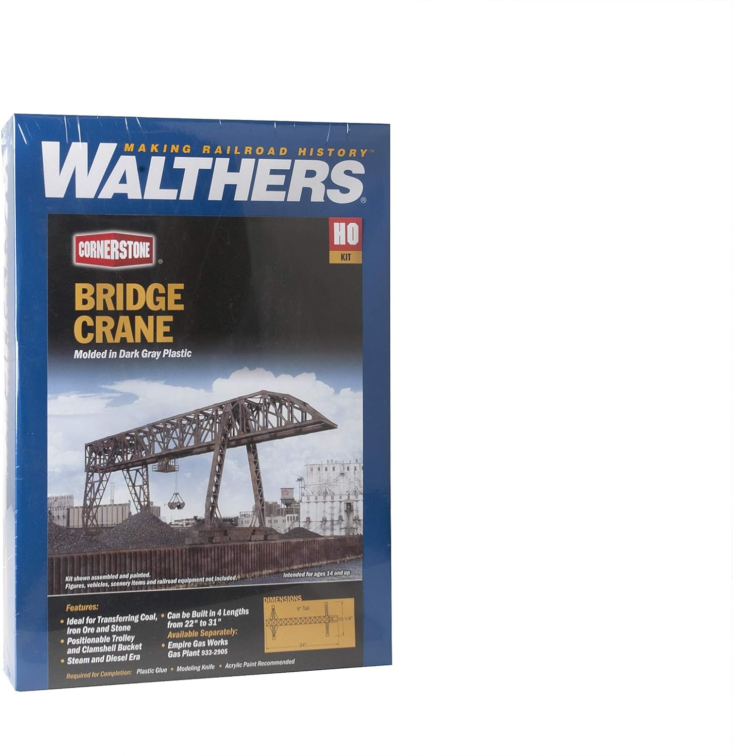 Walthers Cornerstone Series Kit HO Scale Street System- Arched Road Bridge image number 3