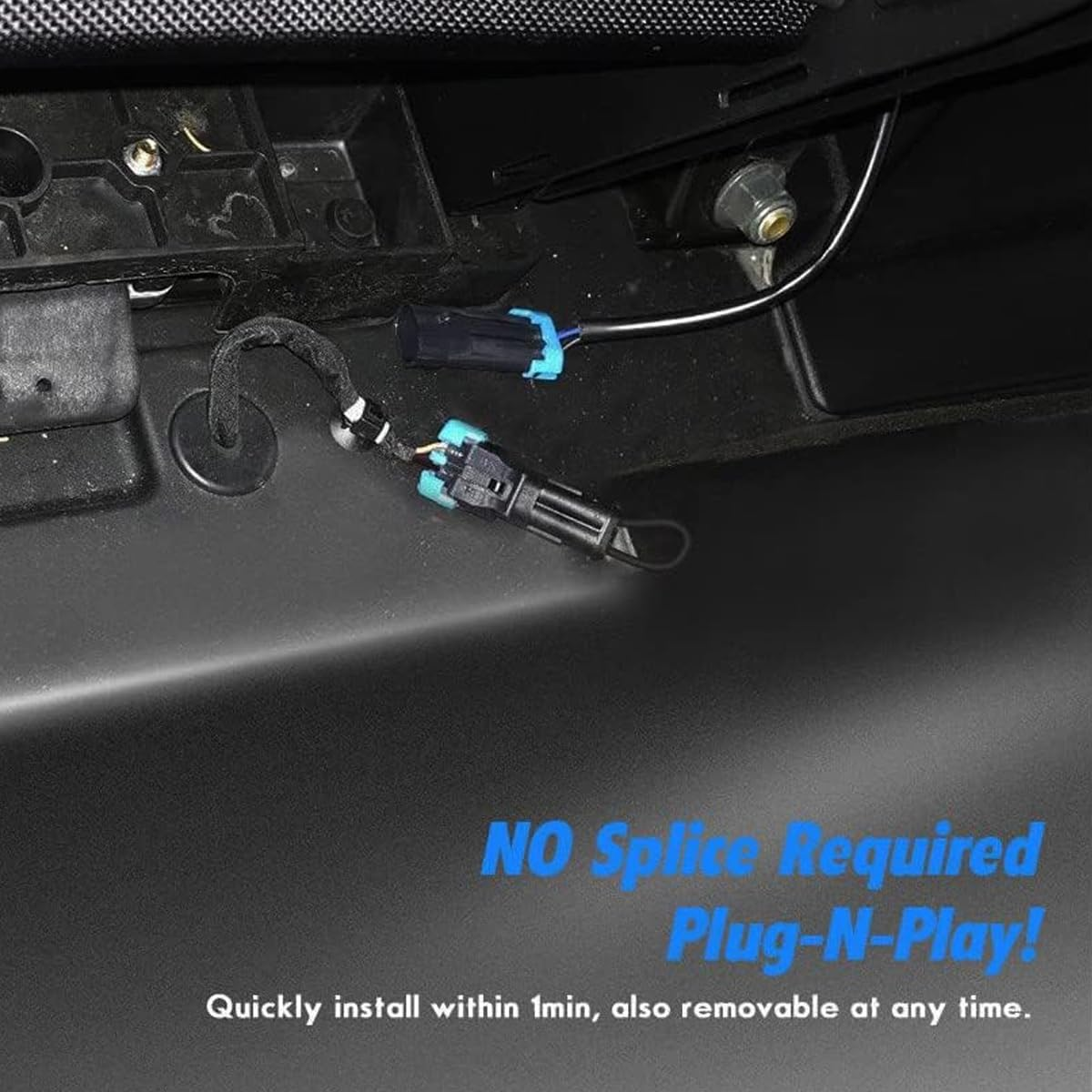 AIMALL 2X Seat Belt Harness Bypass Plug for Can-Am Maverick X3, Commander, Defender - Quick Disconnect Clip, ABS, 2.87 X 0.86 Inches image number 5