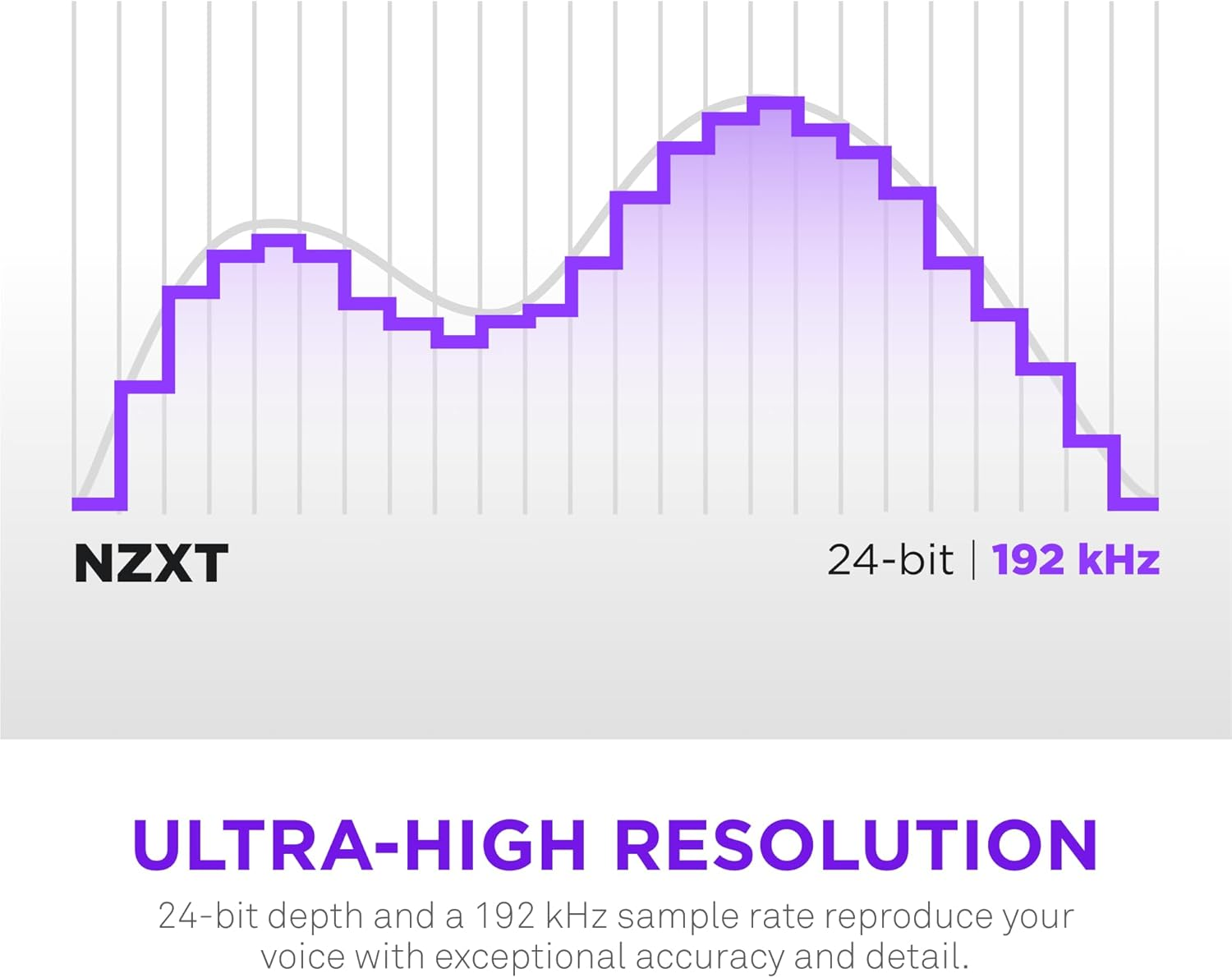 NZXT Capsule Elite - Premium USB Condenser Microphone for Gaming, Streaming, Podcasting, and Recording - Studio-Quality Sound - Multi-Position Design - DTS Software - RGB Lighting - Black image number 4