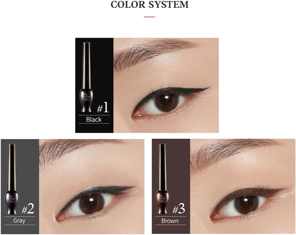 Etude House Oh My Line Liquid Eyeliner 5 Ml, 01 Black - 03 Brown image number 7