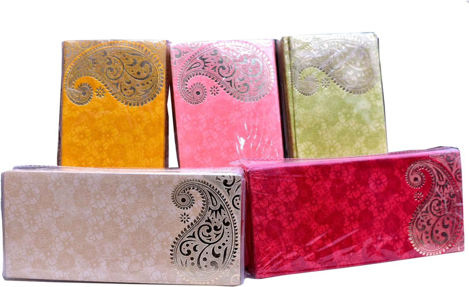 Elegant Money Gifting Envelopes Pack of 25 Cash Holder Designer Lifafa for Weddings, Invitations, Gift of Prosperity Multi Color image number 2