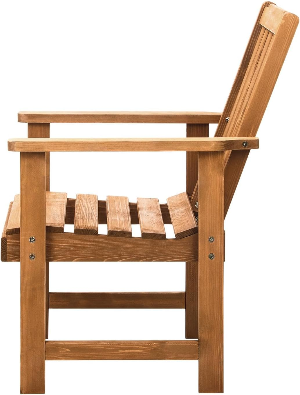 Livsip Outdoor Chair Wooden Armchair Outdoor Furniture Brown image number 5