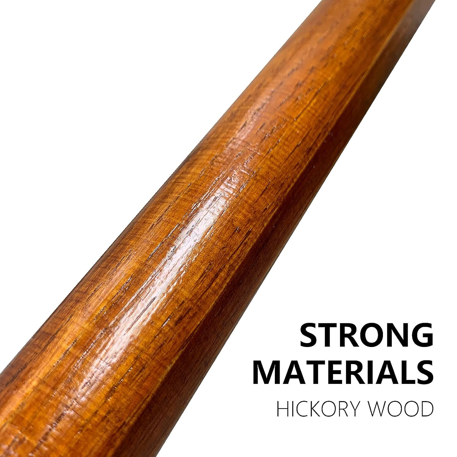 19'' Tire Pressure Check Tool, (Weighted) Wooden Tire Tapper, Dark Red image number 1