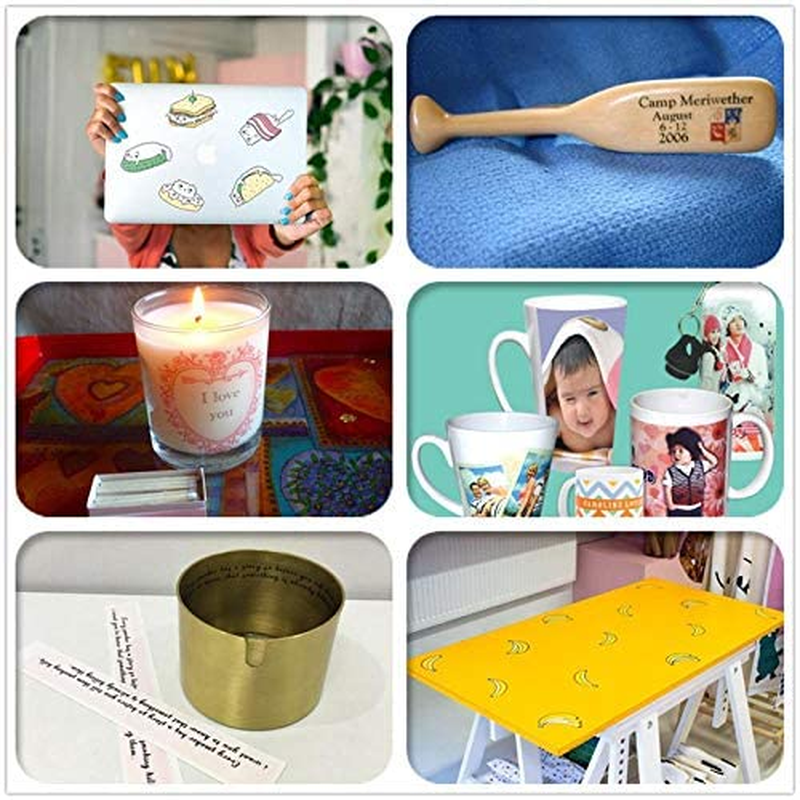 10Sheets Ink-Jet Clear Waterslide Decal Paper for Water Transfer DIY Candle Model Logo image number 4