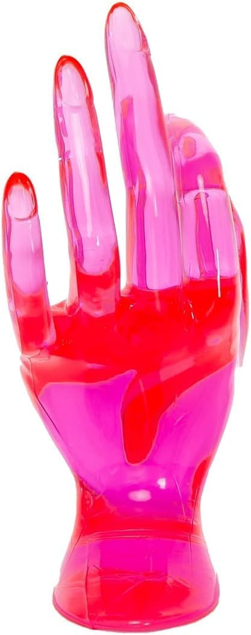 Hand Form Ring Holder Jewelry Display Organization Rack Bracelet Ring Watch Stand Support Aesthetic Decor Y2K Room Decor(Rose Red) image number 4