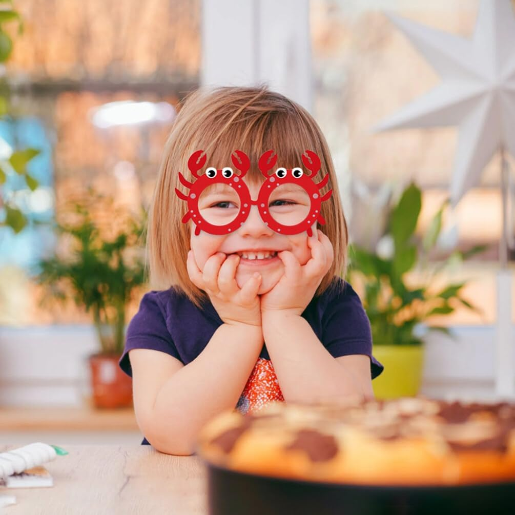 12Pcs Fruit Glasses Tropical Fancy Dress Props Summer Party Sunglasses Luau Sun Mermaid Decor Watermelon Decor Kids Funny Eye for Kids Fun Party image number 3