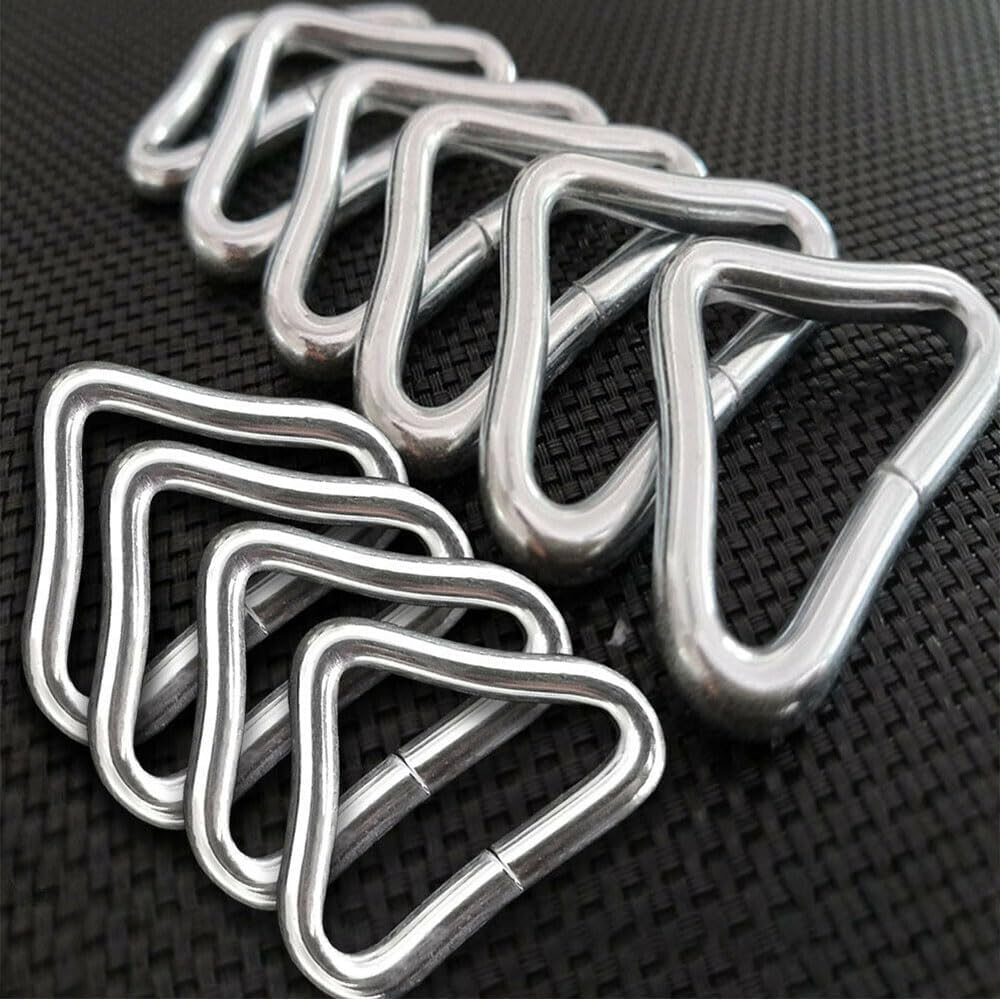 40X Quick Connect Trampoline Triangle Ring V-Rings High Strength Buckle Spring Triangle Buckle