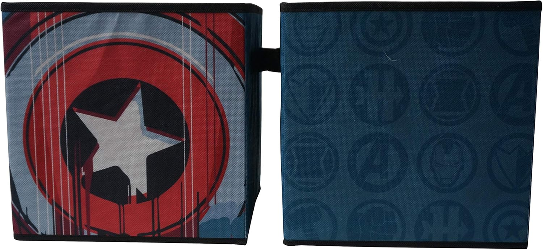Marvel NN240427 Avengers Collapsible 2 Pack Storage Cubes, Blue
