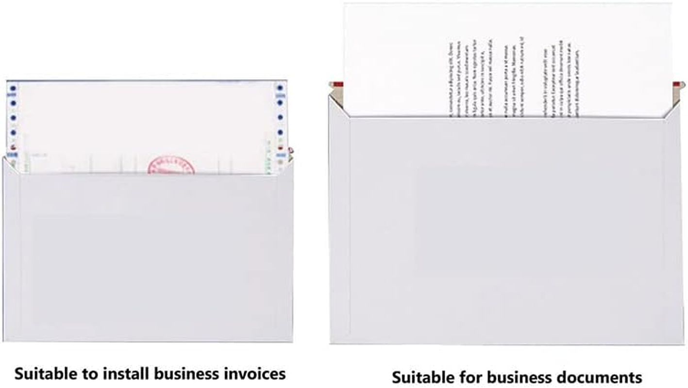 AIMALL 50 Pcs Card Mailer 01 160 X 240Mm 300GSM Envelope C5 A5 Size Tough Bag Replacement, Self-Seal Closure image number 2