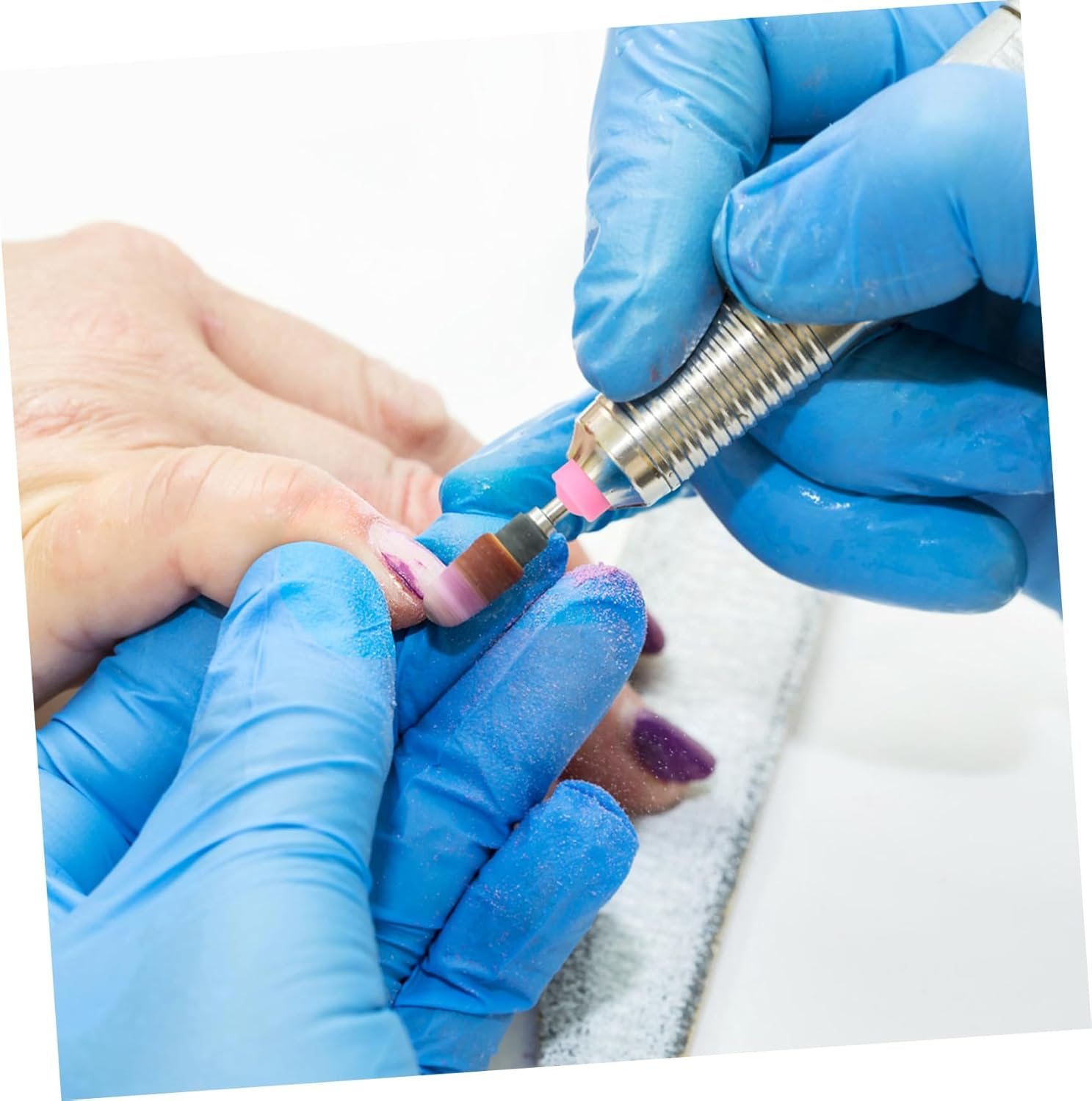 10Pcs Nail Drill Bit Dust Covers for Manicure Machines Reusable Protective Caps Secure Fit for Nail Art Tools Files Buffers and Cuticle Pushers Easy to Clean image number 4