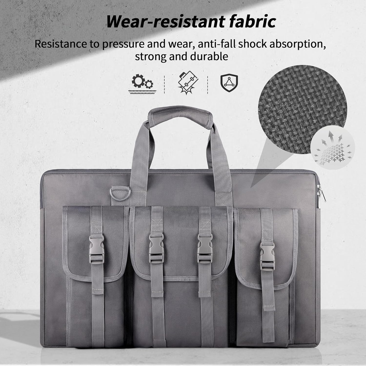 LUCMO Starlink Gen 3/ V3 Case Organizer Bag, Carrying Standard Case for Travel, Starlink Accessories for Outdoor Camping and RV Trips image number 3