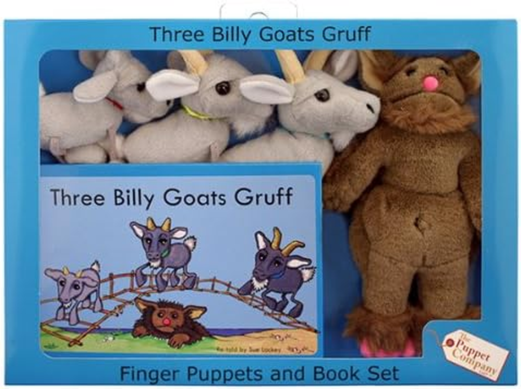 Traditional Story Sets 3 Billy Goats-W/Finger Puppets image number 2