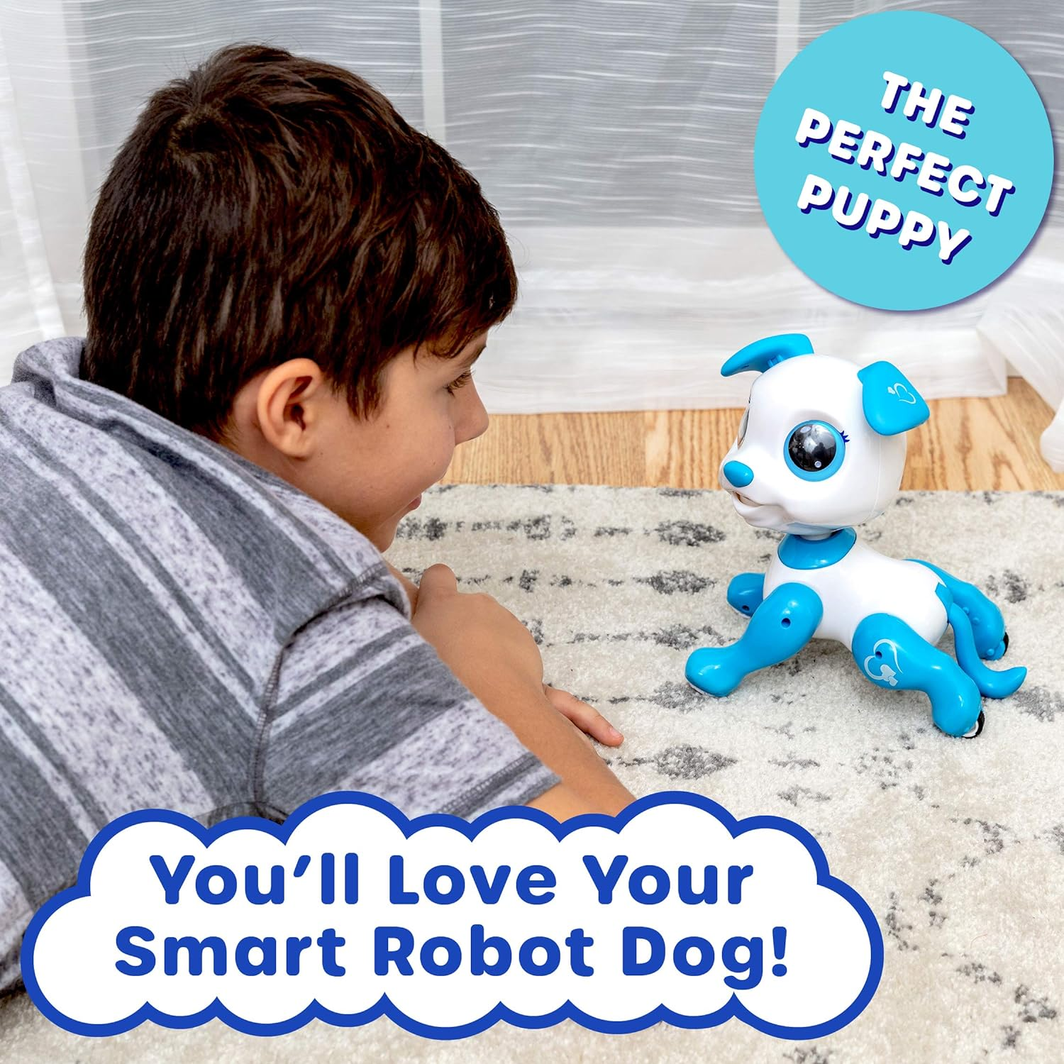Power Your Fun Robo Pets Robot Dog - Remote Control Robot Toy, Smart RC Robot Puppy, Interactive Toys for Boys and Girls