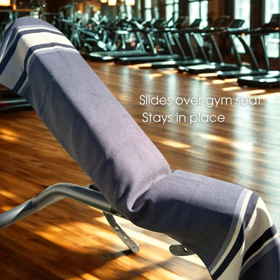 Car Seat Towel &ndash; Premium Sweat-Absorbing Car Seat Cover. USE for Gym Towel, Travel & Beach | Quick-Dry Towel with Zipped Pocket &ndash; No Gaping Hood (The Alloy CAR SEAT Towel) image number 6