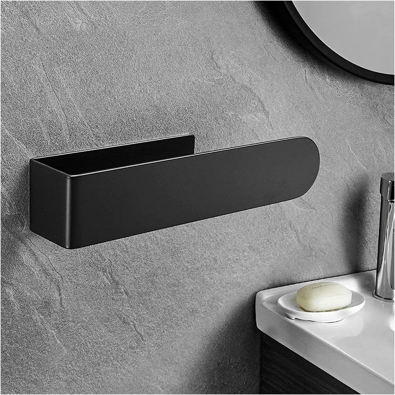 Towel Holder Bathroom Hand Towel Bar, Towel Ring Strong Hold Thicken Stainless Steel Towel Rack- Sticky Towel Hanger, Contemporary Style Self Adhesive image number 6