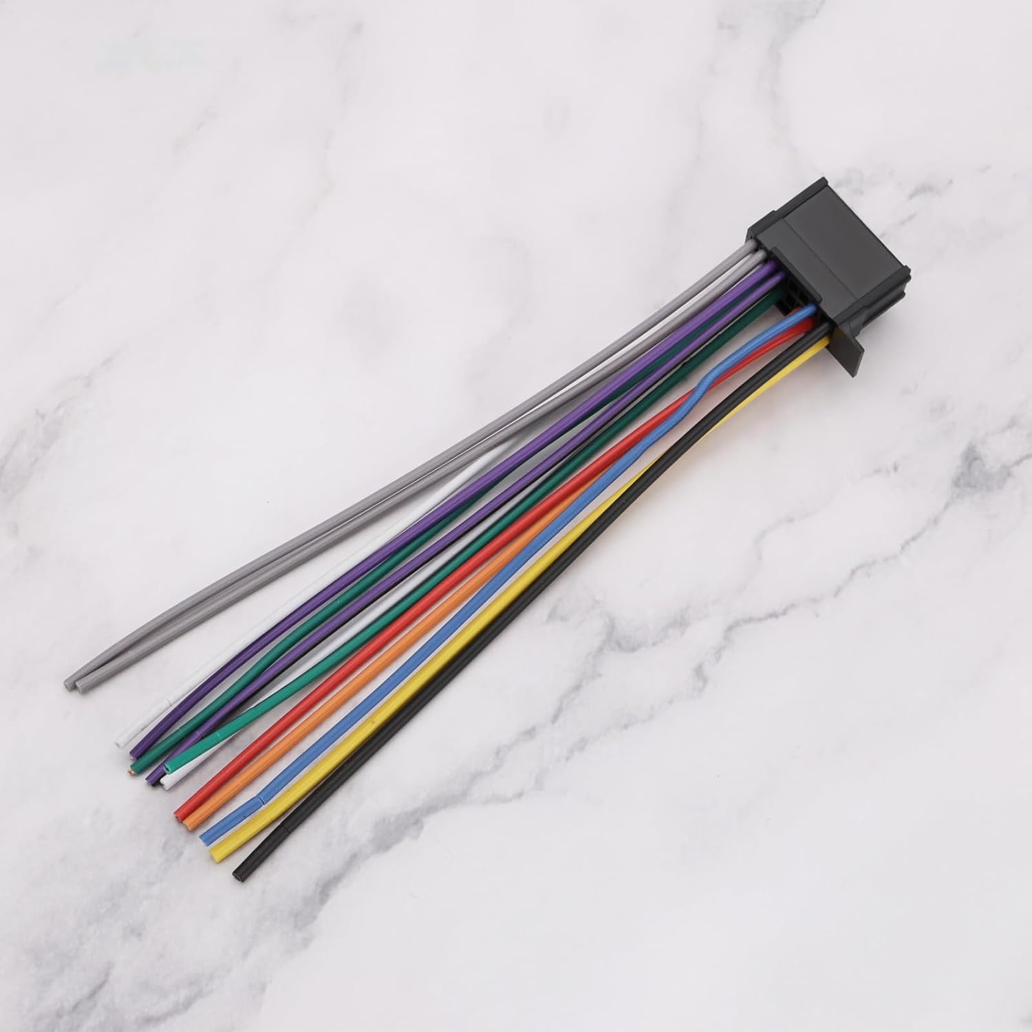 Emsea 1Pc 16Pin 12V Car Stereo Power Speaker Wire Harness Plug Compatible with Pioneer Radio DEH AVH AVIC MVH FH SPH Wire Harness Length Approx 15Cm Green Line Length Approx 1M image number 5