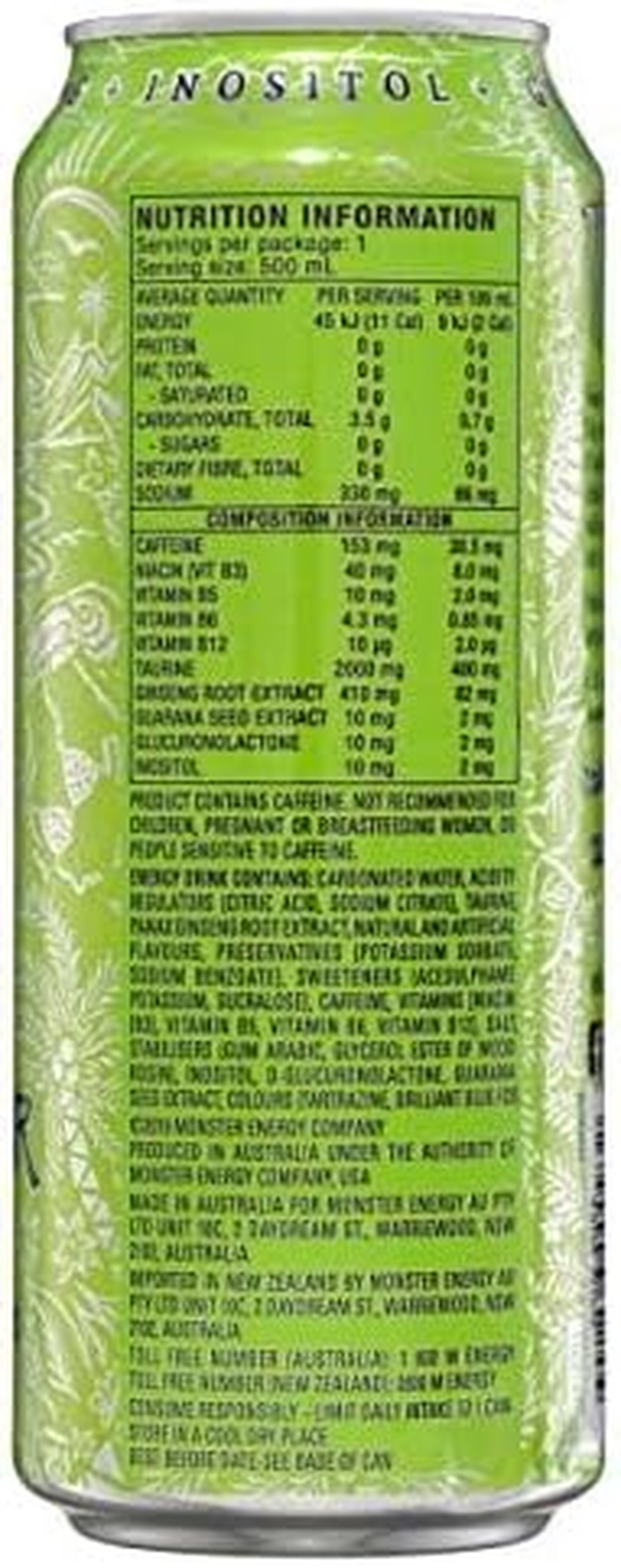 Monster Ultra Gold 24Pk and Monster Ultra Paradise Green 24Pk image number 2