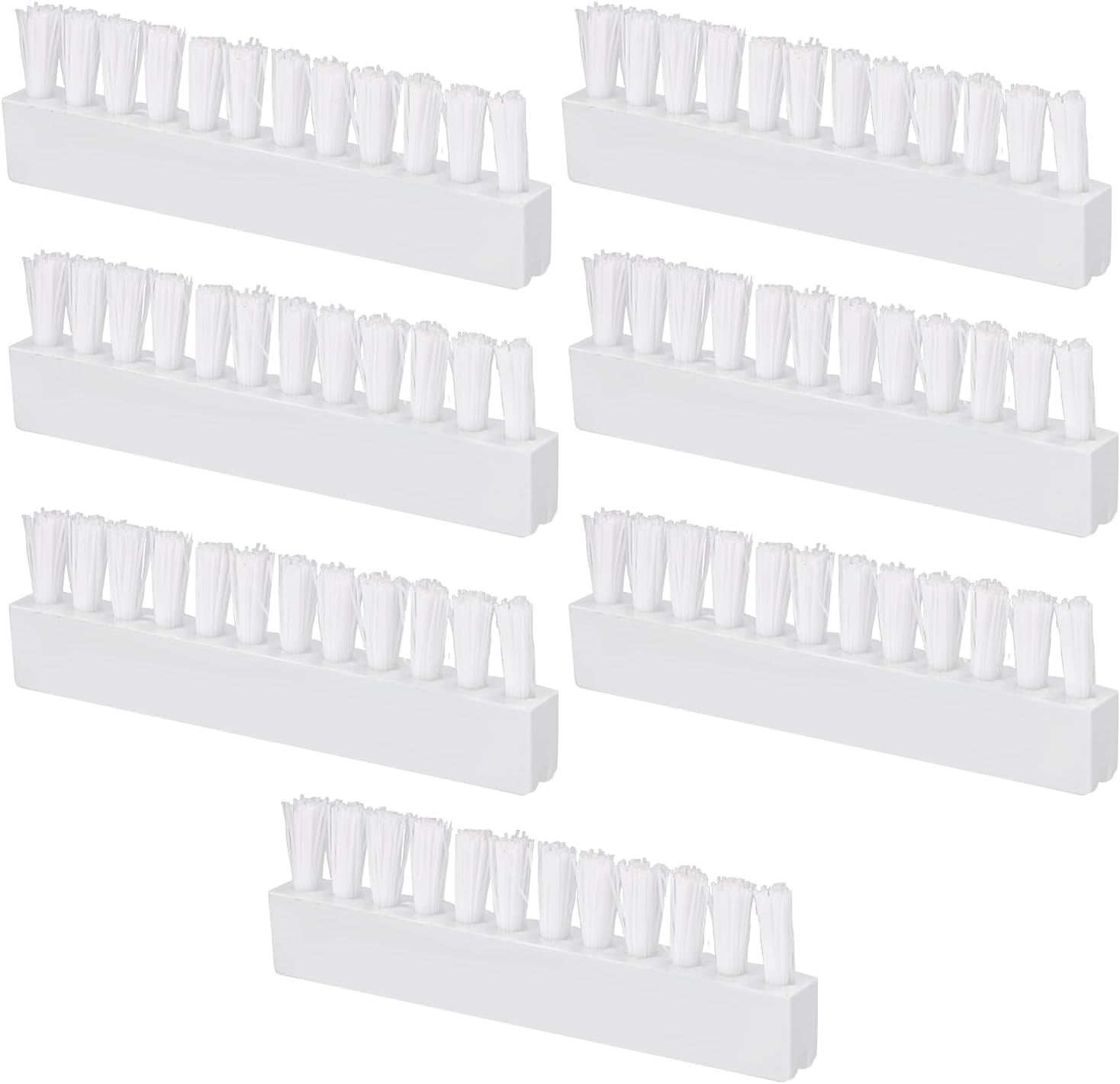 7Pcs Pool Vacuum Head Replacement Brushes, 3.15X0.98In Pool Cleaning Tools Plastic Universal Fit Pool Replacement Parts for Pool Vacuum Head Attachment image number 2