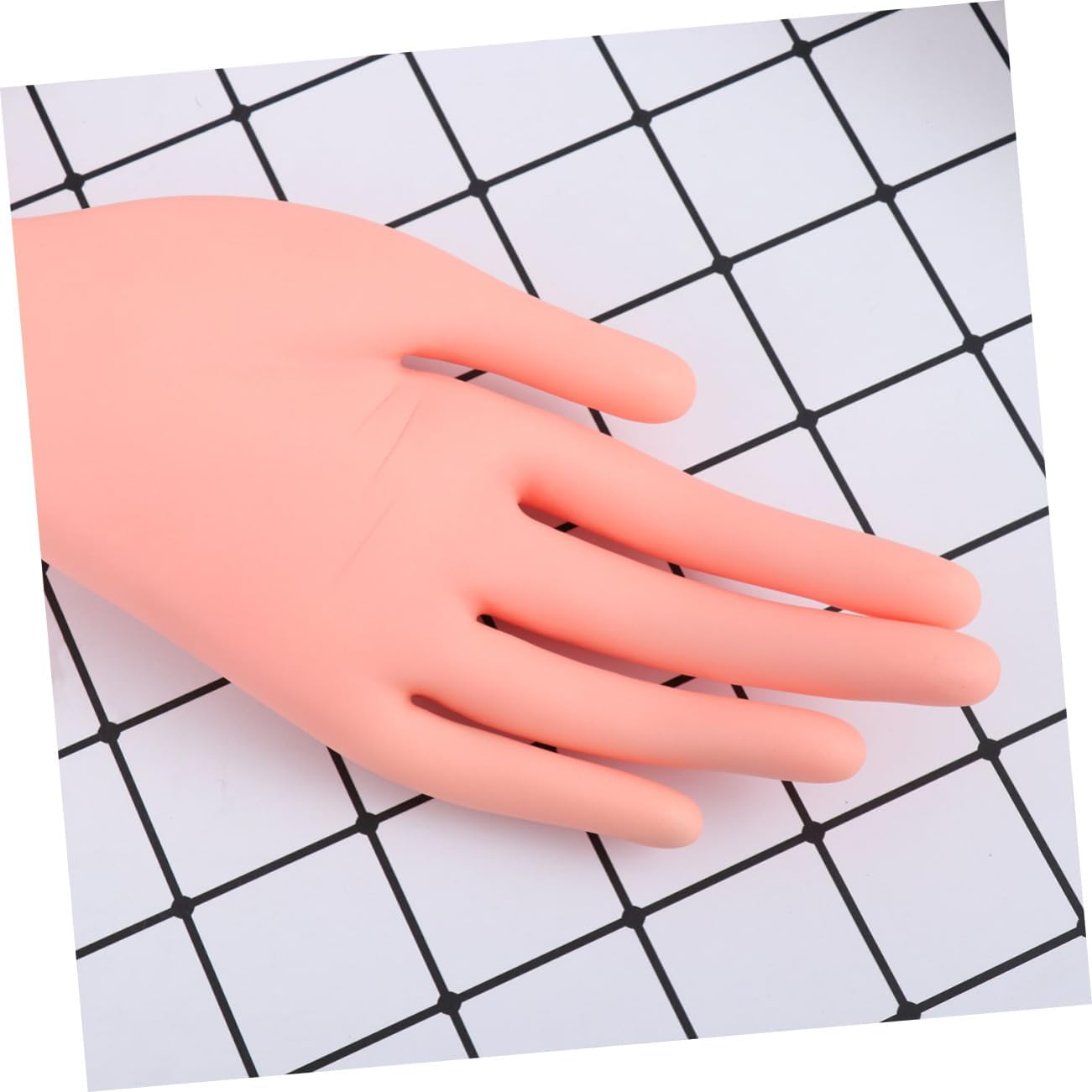 Ipetboom Nail Art Practice Hands Pvc Fake Hand Model Finger Movable Bendable Nail Tips Insertable Model Manicure Tools image number 5