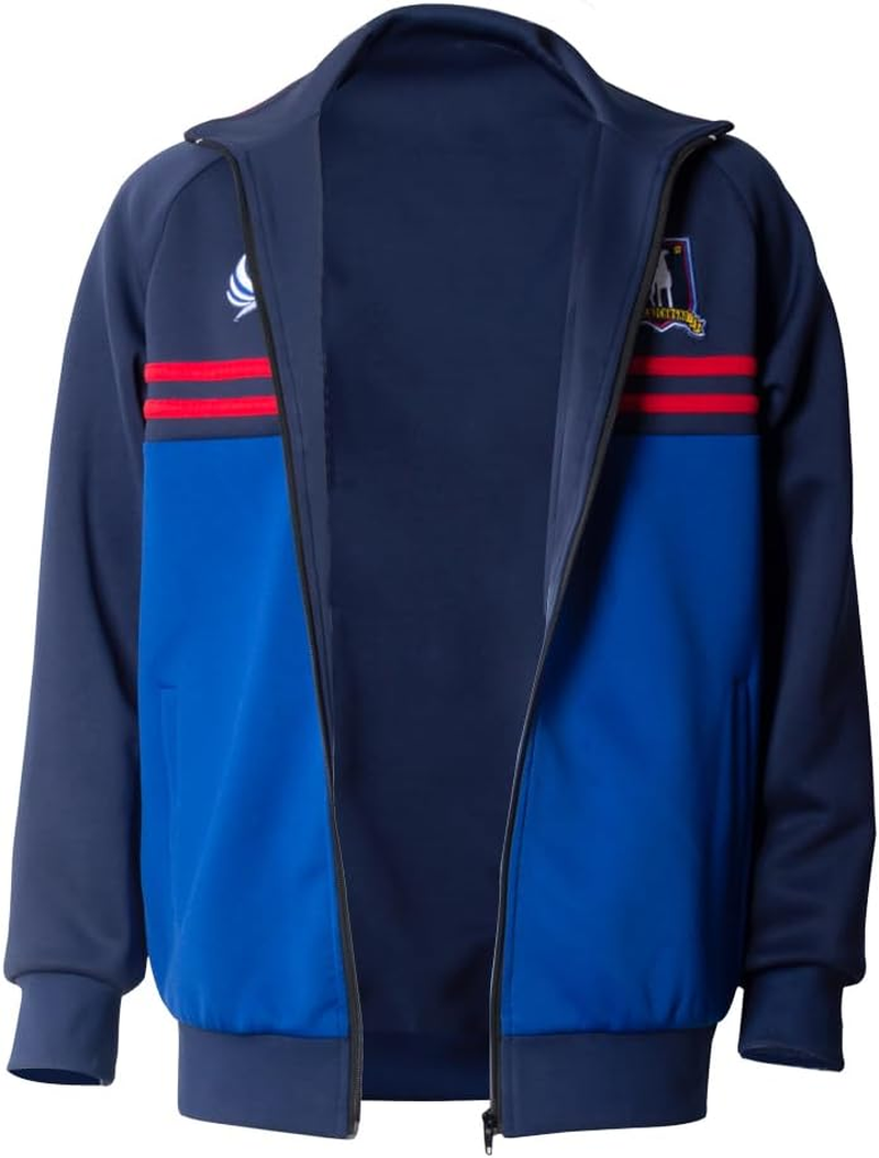 Mens Football Track Sports Jacket Soccer Training Coach Lightweight Clothes Halloween Costume image number 4