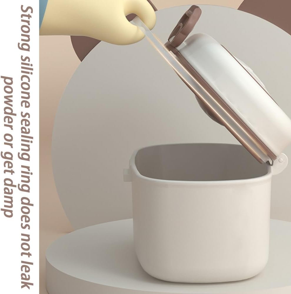 2 Pack Milk Powder Container,Food Storage Case with Fork and Spoon,Baby Snack Storage Container,Milk Powder Dispenser,Portable Dispensing Box,For Outdoor,Travel