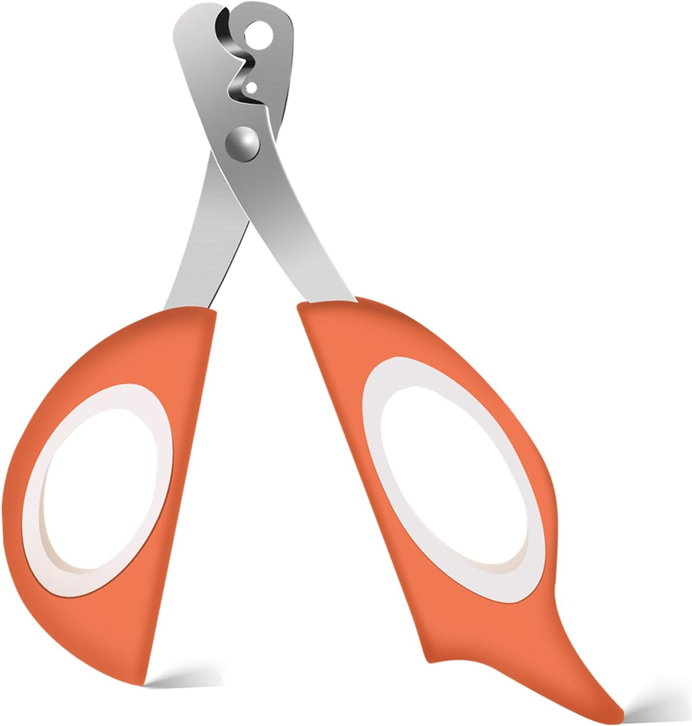 IFAN&trade; 2 Hole Claw Clippers for Different Age Pet Nail Clippers for Cats Can Avoid Cutting Blood Lines image number 2