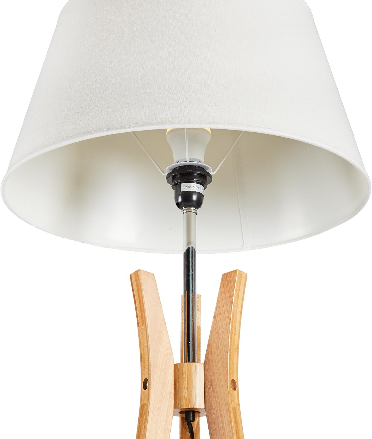 Modern Tripod Standing Floor Lamp Living Room Bedroom Office Reading Light 156Cm White image number 1