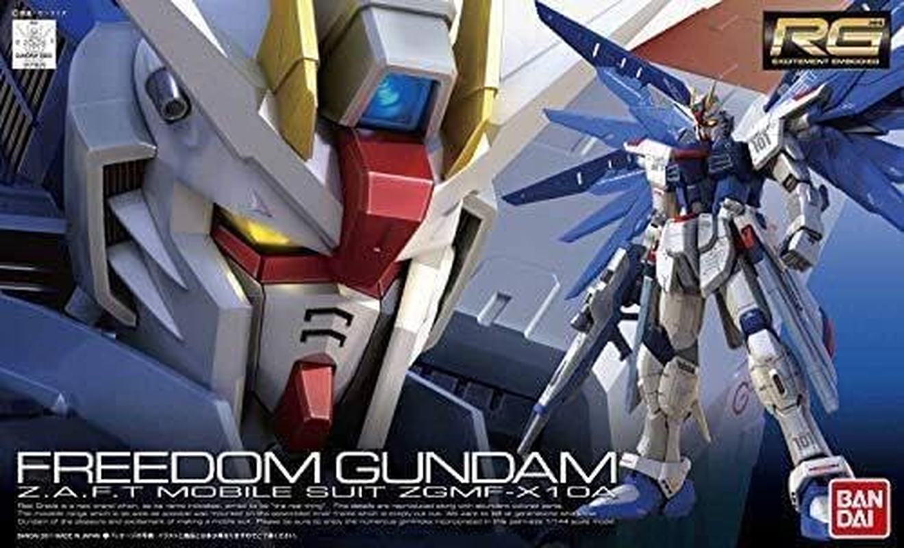 Bandai RG Freedom Gundam Model Kit image number 1