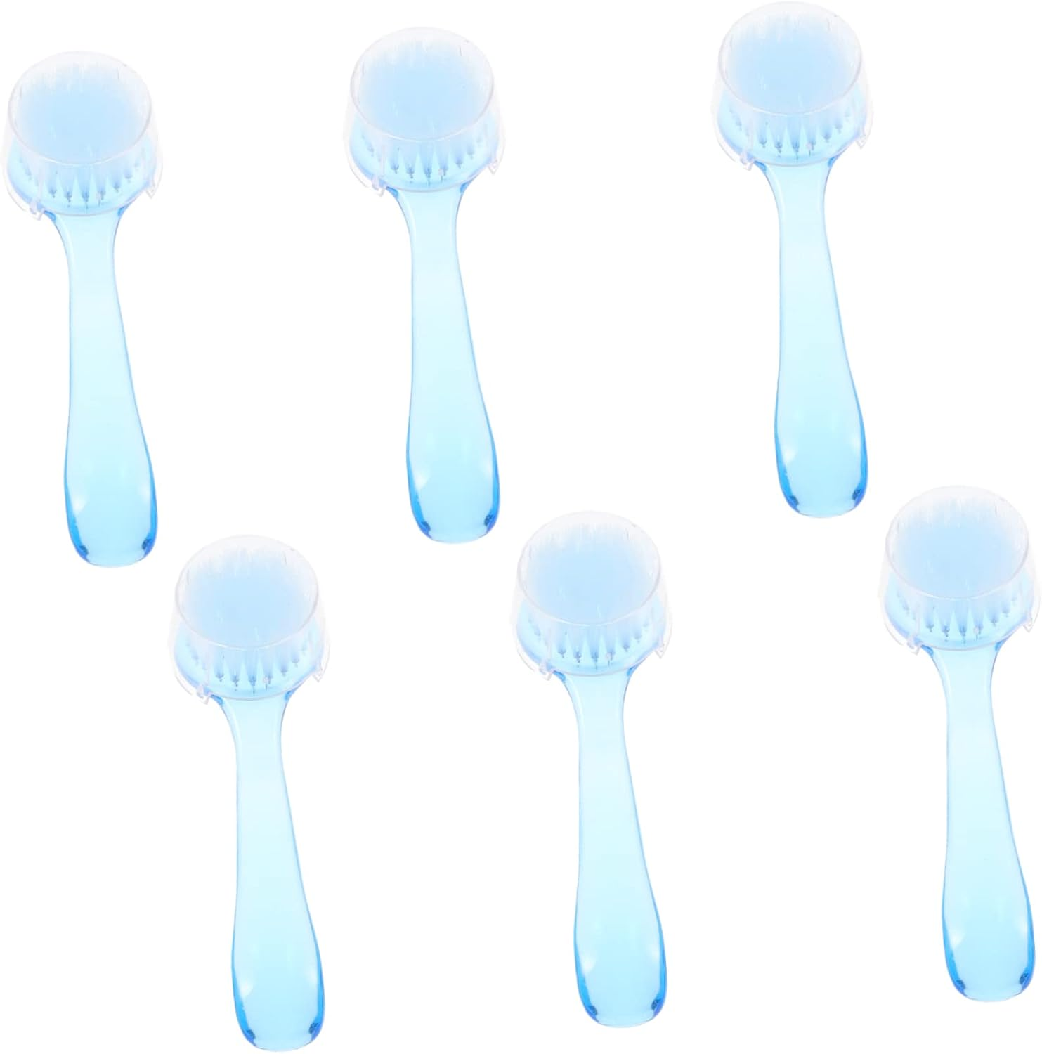 6Pcs Nail Duster Brush Manicure Detail Brush Cover Clean up for Nails Face Professional Manicure Tool